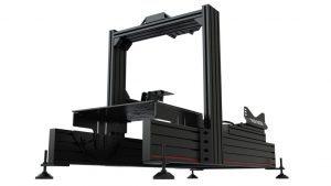 TR8020 Black TR160 Mach 2 160mm x 40mm Aluminium Cockpit with Wheel Deck