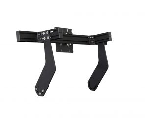 Black Aluminum Single Monitor Direct Mount