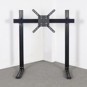 Black Aluminum 1200mm Simulator Single Monitor Stand