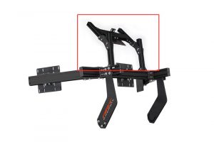 Fourth Monitor Black Aluminum Single Mount