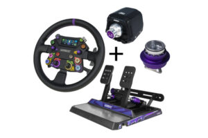 Conspit ARES APEX Wheelbase + 310 APEX-Lenkrad + CPP APEX2 Pedalset - Bundle